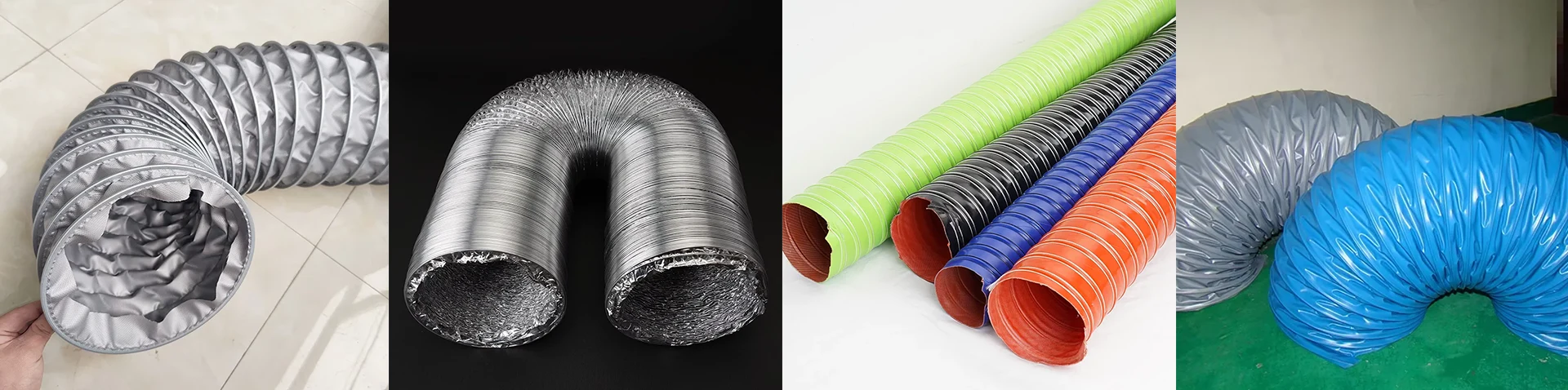 Hoge temperatuur gevulkaniseerde slang, ook bekend als resistente siliconenslang met hoge temperatuur, is gemaakt van glasvezeldoek